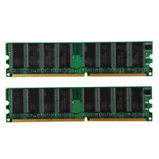2 x  1GB = 2GB PC2700U DDR for