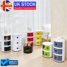 Round Bedside Cabinet Cupboard