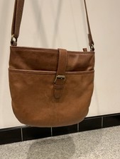 Fat face Tan Leather Crossbody