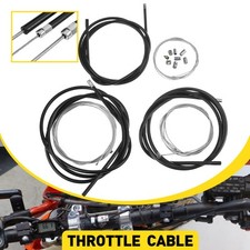 Universal Motorcycle Clutch Brake Throttle Cable Harness Set Replacement Kit NEW