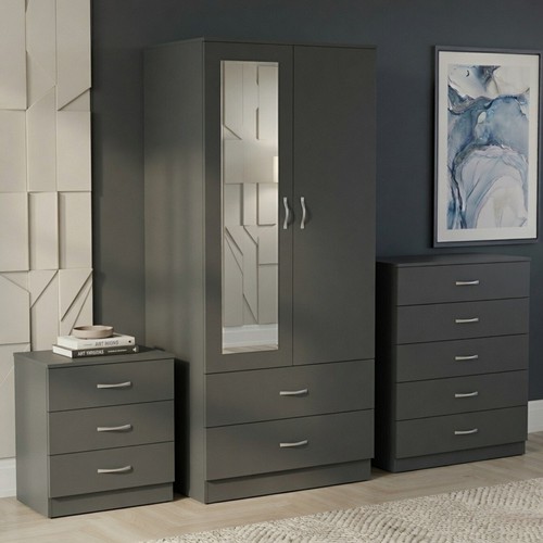 Door modern wardrobe - 2, with