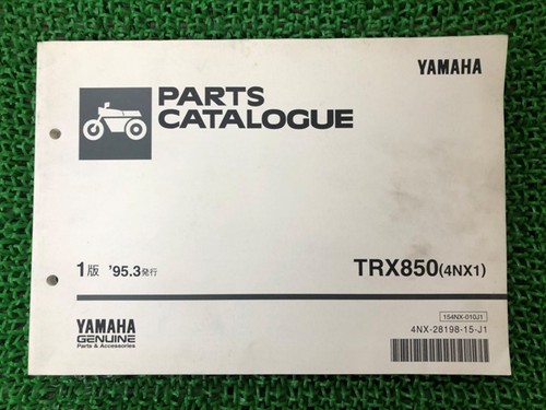 Trx850 parts list 1st - parts,