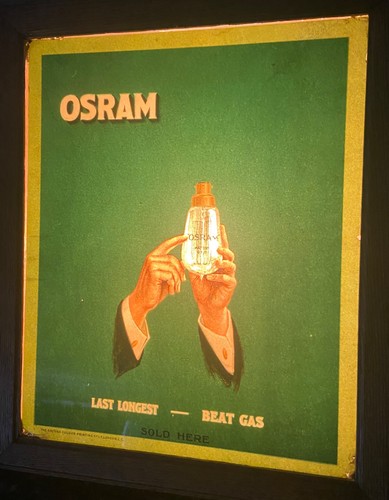 Rare unusual antique osram - rare,