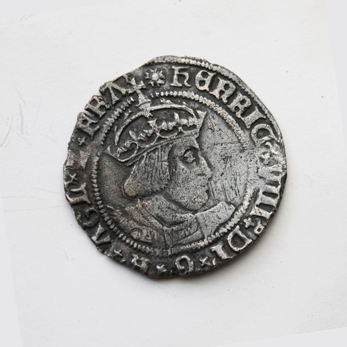 Henry viii silver groat rose - henry,