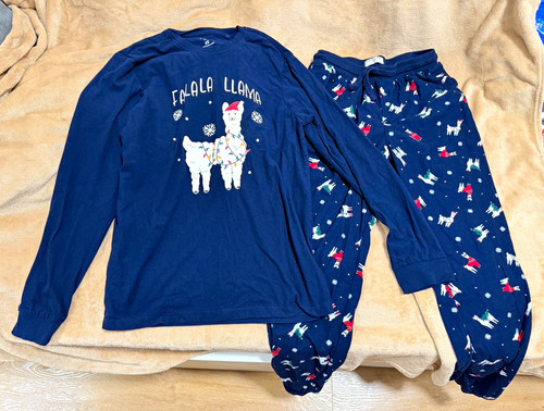 Primark 100 cotton navy llama - primark,