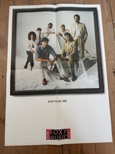Vintage 1980s Levi’s Roxy Music Bryan Ferry Advertising Posters x 4