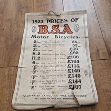 Vintage 1923 BSA Motorcycles