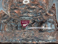 Orrefors Swedish Glass Pin Dish Bowl