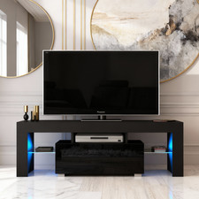 Black Matt & Gloss TV Unit I