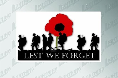 Lest forget scene - forget, decal
