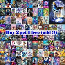 DIY Full Drill 5D Diamond Painting Cartoon Art Embroidery Handmade Crafts Mural