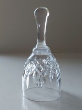 Vintage Crystal Cut Glass Bell Reception Altar Display