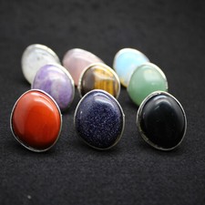 Natural Gemstone Ring Crystal