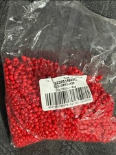 Bright Red 4mm Beads