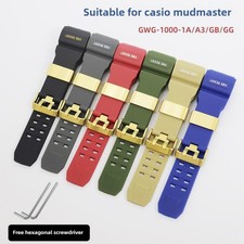For Casio G-shock Mudmaster GWG1000 Waterproof Rubber Watch Band Straps Mens