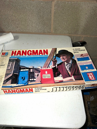 Hangman vintage 1980s word - 1980s,