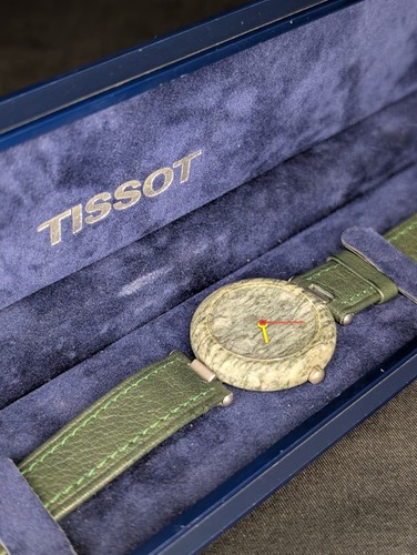 Vintage tissot rockwatch green - vintage,