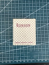 Ronson Cadet C202 Vintage
