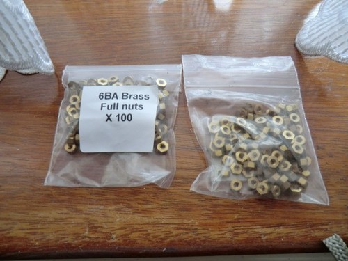 Brass nuts pack - brass,
