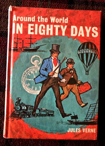 Around the world eighty - around,