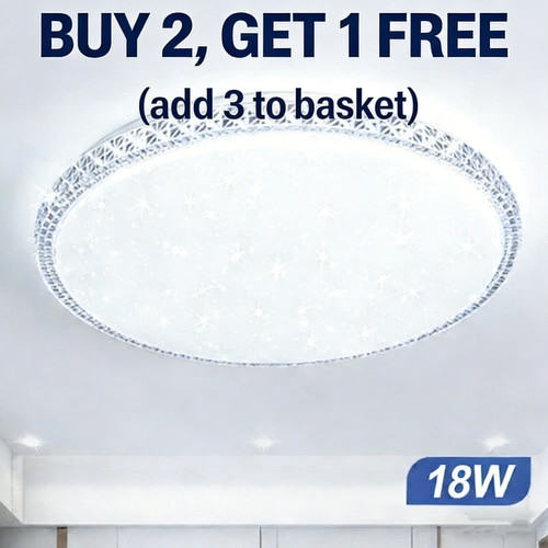 Modern led ceiling light - ceiling, round