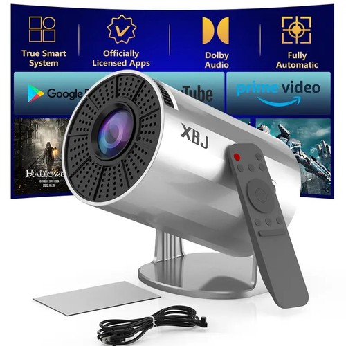 Xbj mini projector - xbj, 4k