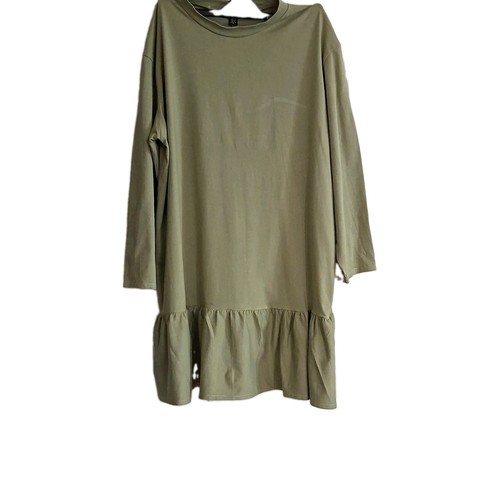Boohoo khaki jersey - khaki, smock