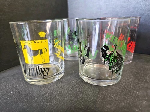 Vintage whisky glasses - vintage, 4