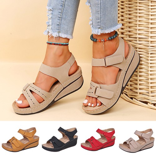 Ladies summer wedge slingback - ladies,