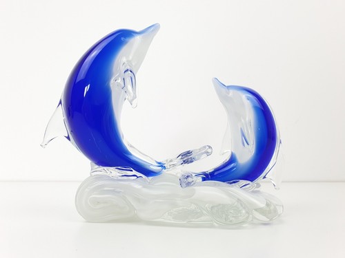 Murano style glass blue - murano,