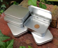 Rectangle metal tin - tin, with