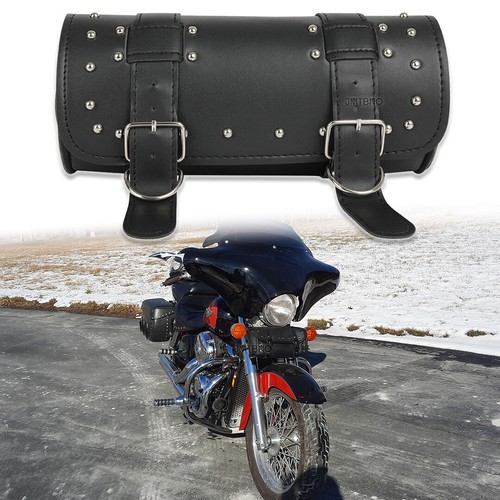 Motorcycle front fork storage - front,