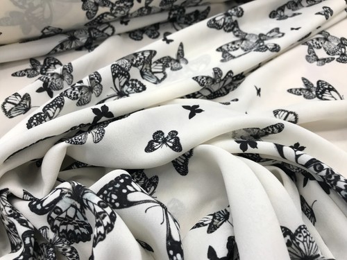 Silk look crepe chine - crepe,