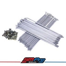 Stainless spokes nipples set - stainless,