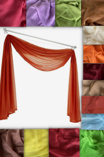 Voile scarves net - scarves,
