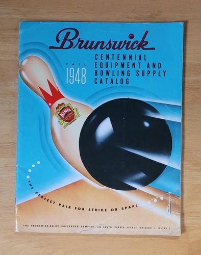 1948 brunswick bowling catalog - bowling,
