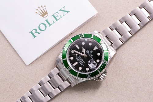 Rolex submariner 16610lv green - submariner,