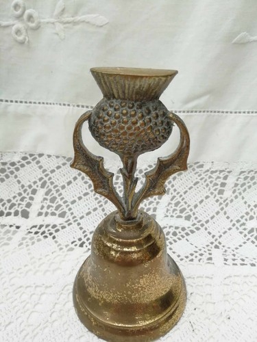 Vintage brass bell scottish - vintage,
