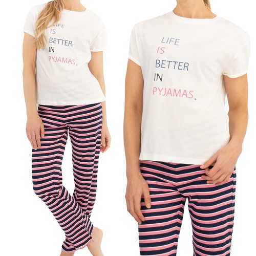 Pyjama set womens - set, stripe