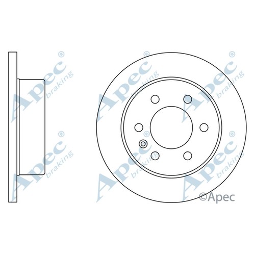 Brake discs solid for - 2x,