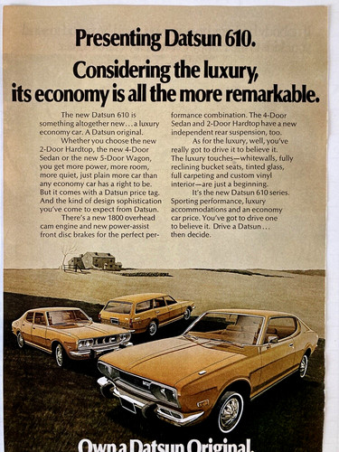 1973 datsun 610 door - 1973, hardtop