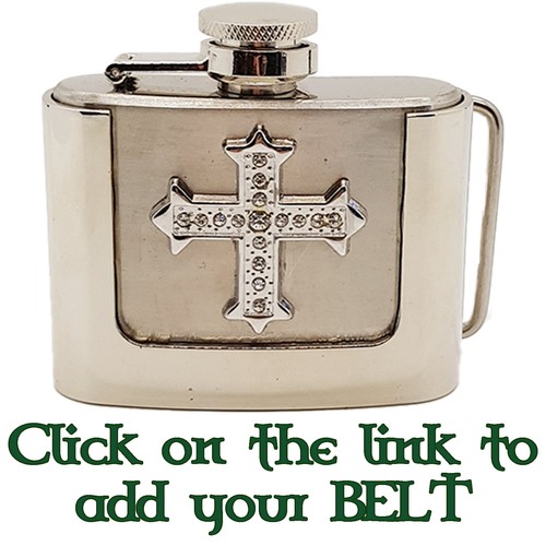 Removeable hip flask - flask, cross