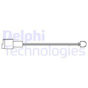New warning contact brake pad - warning,