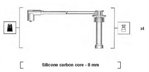 Ignition cable kit for - ignition,