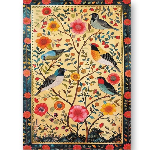 Dawn chorus fine art blank - dawn,
