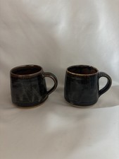 Muchelney studio pottery pair - muchelney,