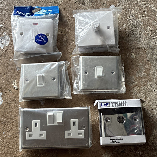 Lap double socket 2 switches - socket,