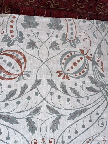 Rare lewis wood 100 linen - wood,