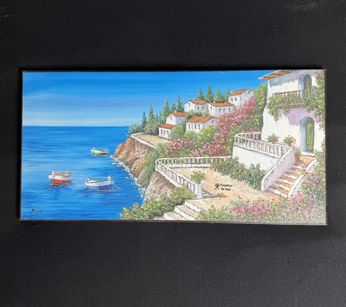 Vintage art print - art, wood