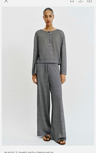 Zara grey knit piece - zara,
